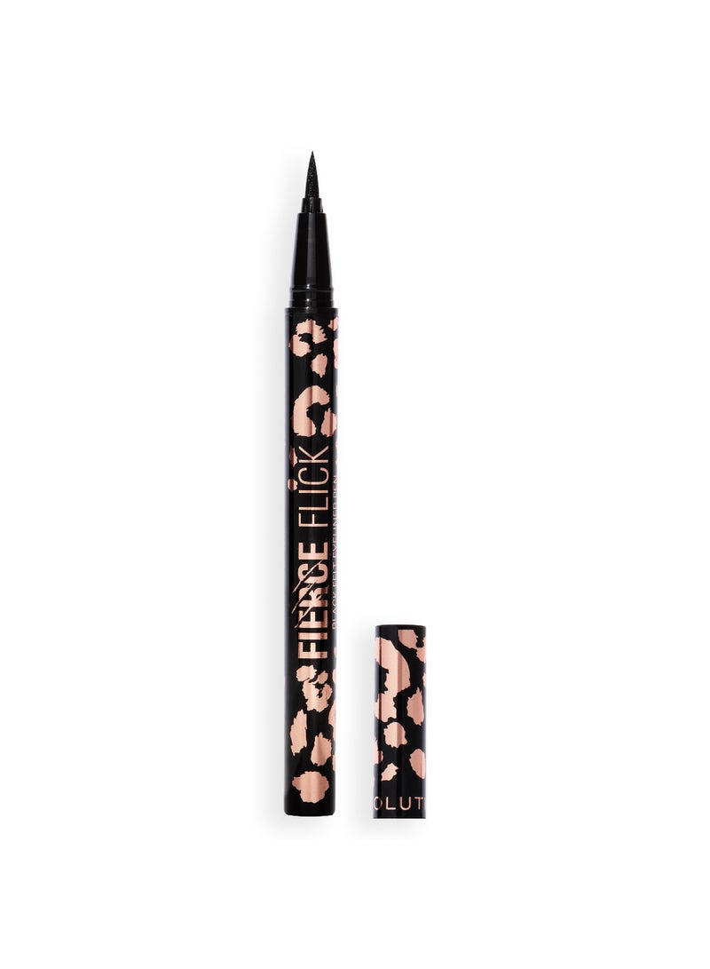REVOLUTION Mega Flick Liquid Eyeliner Black - Image 2